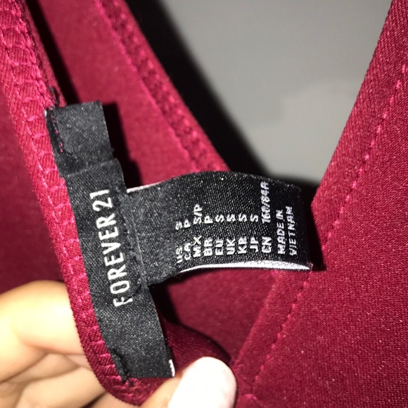 Wine colored dress! - Picture 3 of 3